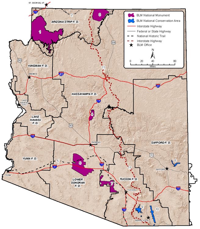 Arizona Monuments & Conservation Areas